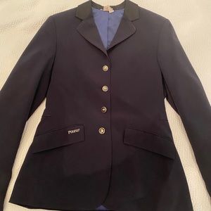 Navy Pikeur Show Coat